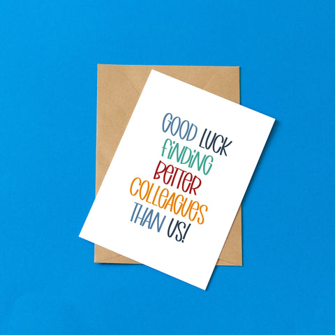 Better Colleagues Card - Splendid Greetings