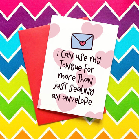 I Can Use My Tongue Valentine Card - Splendid Greetings