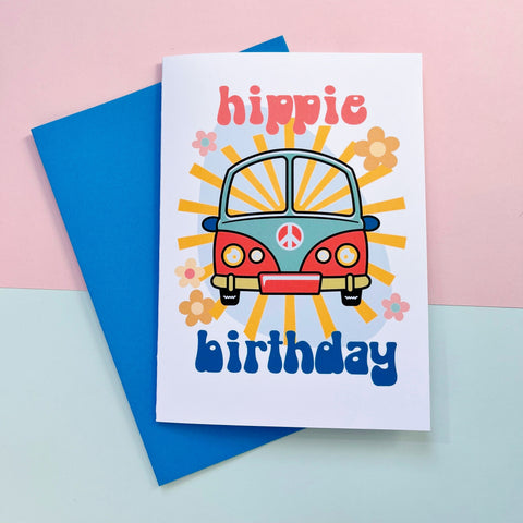 Hippie Birthday Card - Splendid Greetings