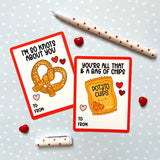 Chips & Pretzels Class Set Valentines - Splendid Greetings