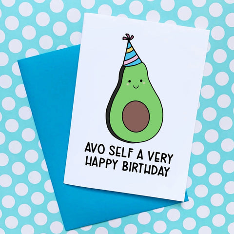 Avo Self a Very Happy Birthday Card - Splendid Greetings