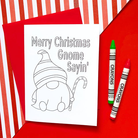 Gnome Sayin’ DIY Mini Card - Splendid Greetings