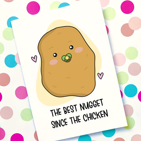 The Best Nugget Since the Chicken Baby Card - Splendid Greetings