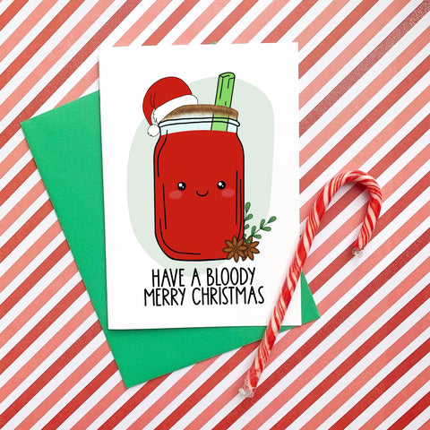 Have a Bloody Merry Christmas Card - Splendid Greetings
