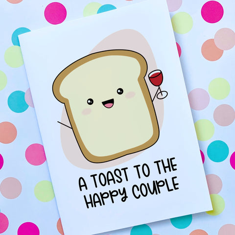 A Toast to the Happy Couple Card - Splendid Greetings