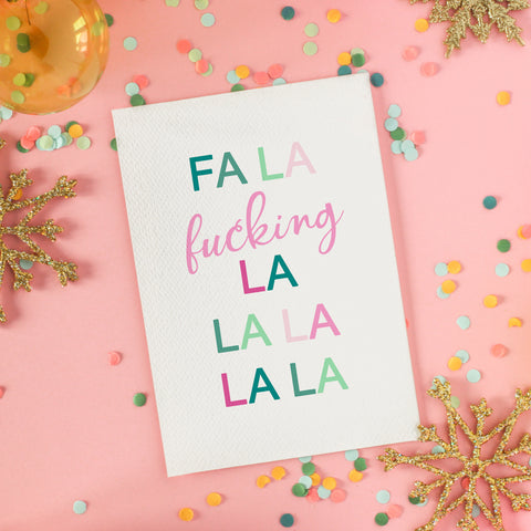 Fa La La Christmas Card - Splendid Greetings