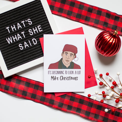 A Lot Mike Christmas Card - Splendid Greetings