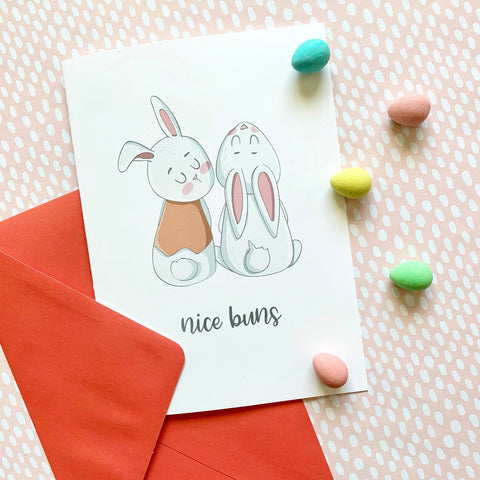 Nice Buns Easter Card - Splendid Greetings