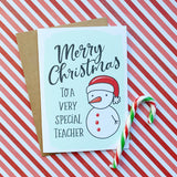 Holiday Teacher Appreciation Cards - Splendid Greetings