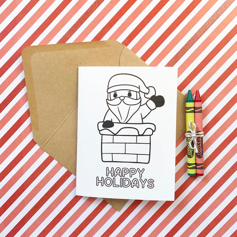 Happy Holidays DIY Mini Card - Splendid Greetings