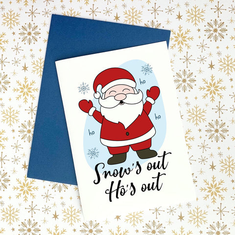 Snow’s Out, Ho’s Out Christmas Card - Splendid Greetings