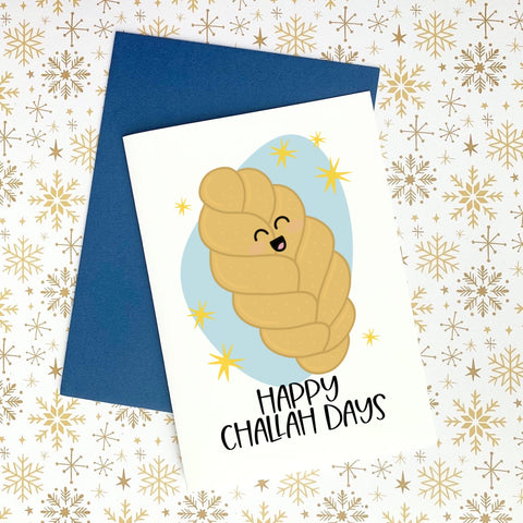Happy Challah Days Hanukkah Card - Splendid Greetings