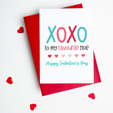 XOXO Galentine Card - Splendid Greetings